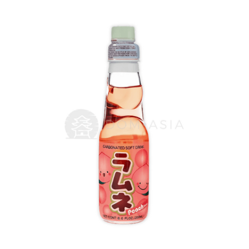 Napój Ramune o smaku brzoskwini HATAKOSEN 200ml