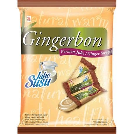 Cukierki Imbirowe o Smaku Jahe Susu GINGERBON 100g