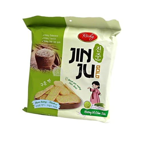 Wafle ryżowe - młody ryż z mlekiem JIN JU 145g