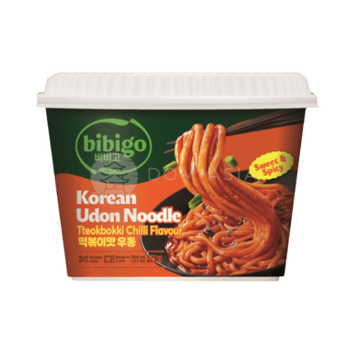 Makaron Udon w misce o smaku tteokbokki chili BIBIGO 187g