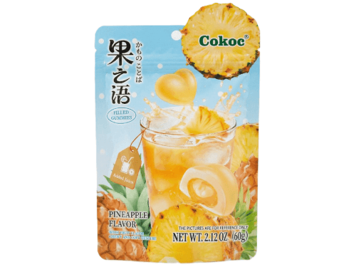Żelki nadziewane o smaku ananasa COKOC 60 g