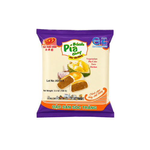Ciasteczka "Pia" VEGE o smaku duriana TAN HUE VIEN 100g