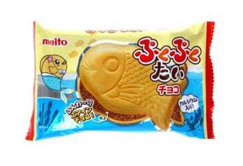 Ciastko w kształcie ryby z nadzieniem czekoladowym MEITO 16.5g
