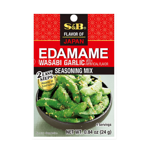 Przyprawa Edamame z wasabi i czosnkiem S&B 24g