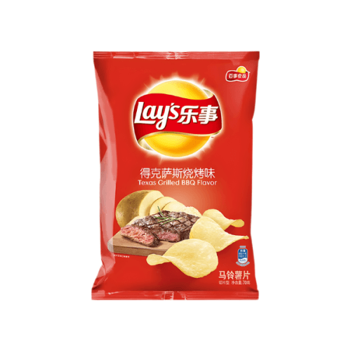 chipsy o smaku grillowanego BBQ w stylu Texas Lays 70g