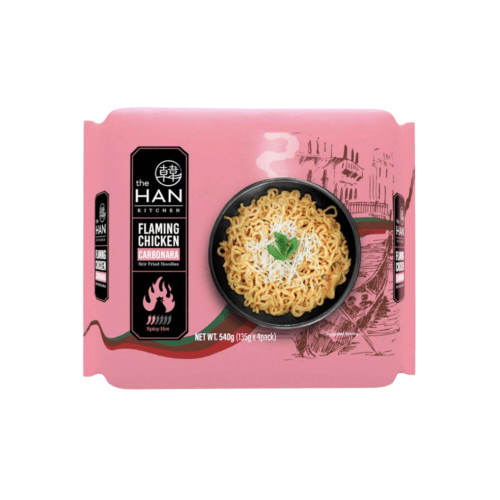 Ramyun Flaming Chicken carbonara THE HAN KITCHEN 135g