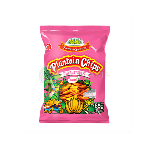 Chipsy bananowe ekstra słodkie TROPICAL GOURMENT 85g