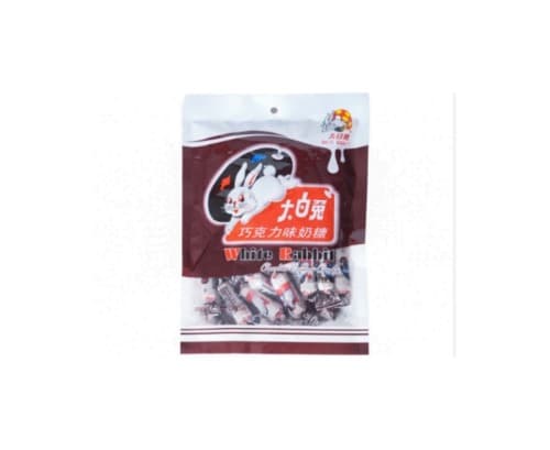 Karmelki mleczne o smaku czekoladowym - WHITE RABBIT - 180 g