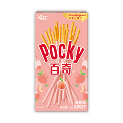 Pocky o smaku brzoskwiniowym GLICO 55g