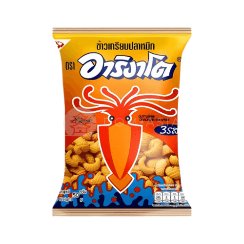 Chrupki z kalmarów mix 3 smaków ARIGATO 50g