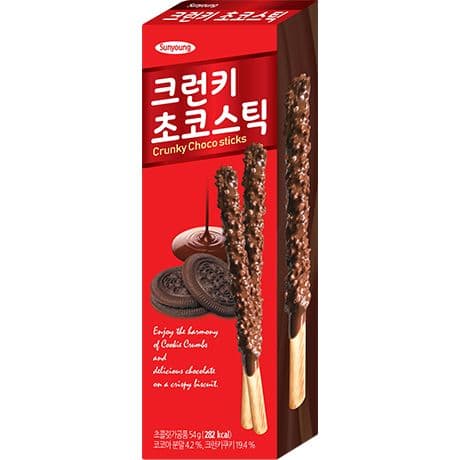 Paluszki w polewie czekoladowym SUNYOUNG 54g