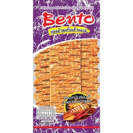 Snack z Kalmarów Grillowane Kalmary i Sos Chili BENTO 20g