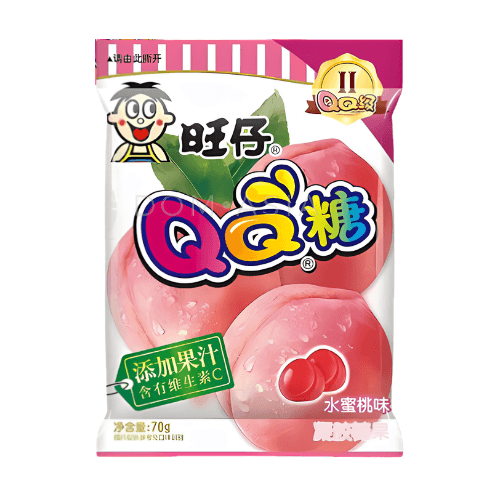 Żelki o smaku brzoskwiniowym WANT WANT 70g