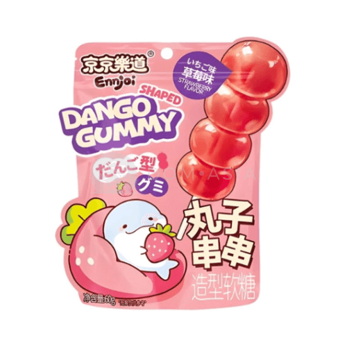Żelki w formie dango o smaku truskawkowym JJLD 60g