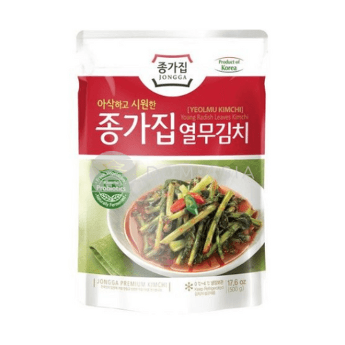 Yeolmu Kimchi z liści młodej rzodkiewki JONGGA 500g