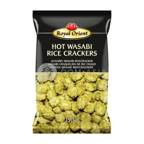 Krakersy ryżowe o smaku wasabi ROYAL ORIENT 150g