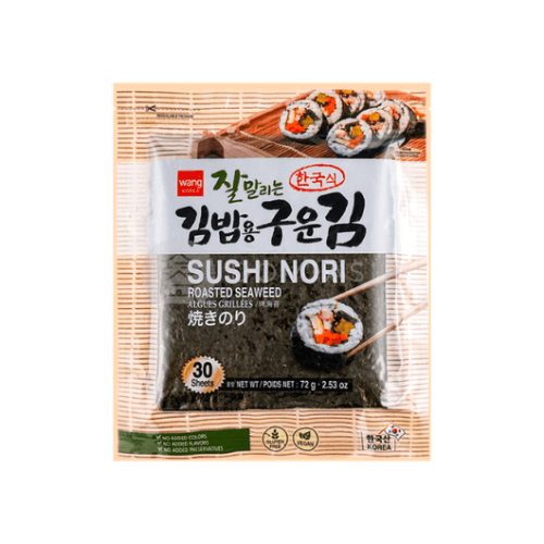 Prażone algi morskie do sushi WANG 72g