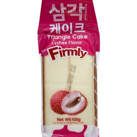 Trójkątne ciasto biszkoptowe o smaku liczi FIRMLY 100g