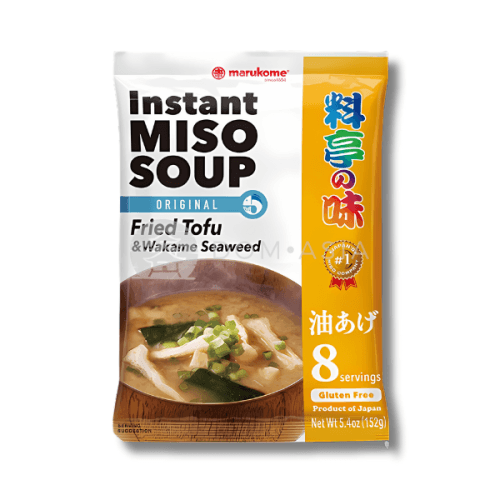 Zupa Miso z wodorostami wakame i smażonym tofu MARUKOME 152g