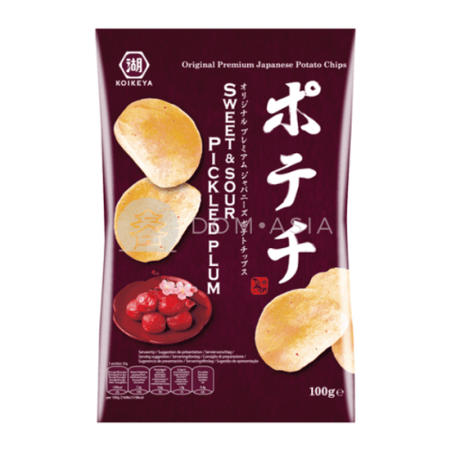 Chipsy o smaku marynowanej śliwki KOIKEYA 100g