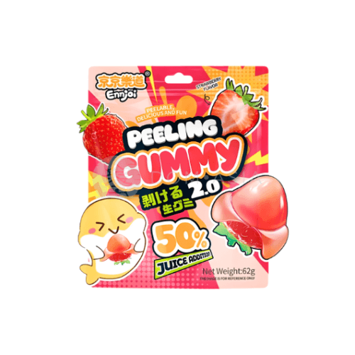 Żelki o smaku truskawkowym JJLD 62g
