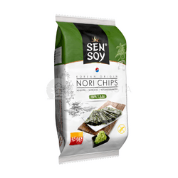 Chipsy nori o smaku Wasabi SEN SOY 4,5g
