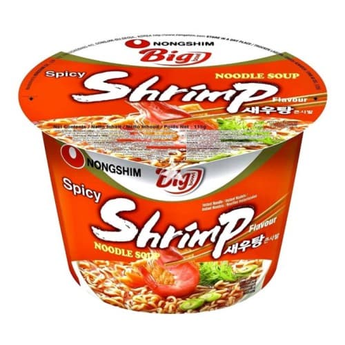 Makaron o smaku krewetek NONGSHIM 115g