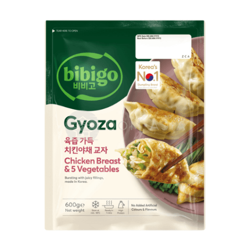Pierożki gyoza z kurczakiem i z 5 warzywami BIBIGO 600g
