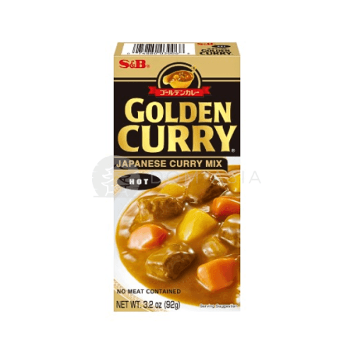 Japońskie Golden Curry Ostre S&B 92g