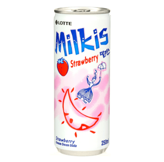 LOTTE Napój MILKIS Truskawkowy 250ml