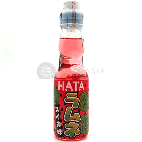 Ramune o smaku arbuzowym HATAKOSEN 200ml