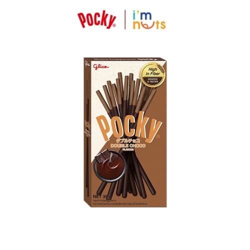 Pocky o smaku podwójnej czekolady GLICO 47g