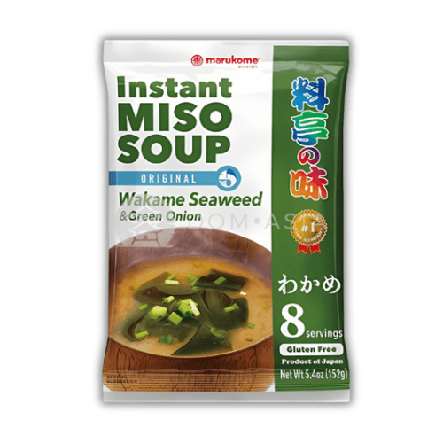 Zupa Miso z wodorostami wakame i zieloną cebulą MARUKOME 152g
