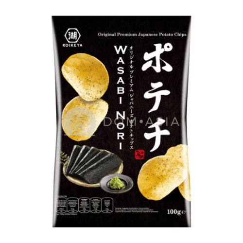 Chipsy ziemniaczane o smaku wasami i nori KOIKEYA 100g