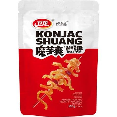 WeiLong Konjac Shuang Smak Pikantny 252g