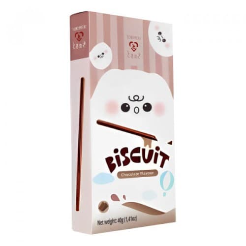 Paluszki biszkoptowe o smaku czekoladowym TOKIMEKI 40 g