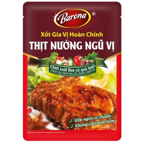 Pasta przyprawowa do mięsa z trawą cytrynową na grilla BARONA 80g