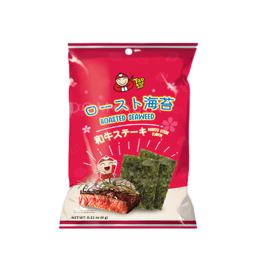 Wodorosty o smaku steku Wagyu TAOKAENOI 6g