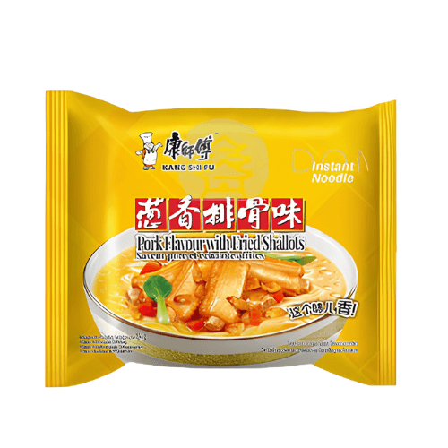 Makaron instant o smaku wieprzowiny z prażoną cebulką KANG SHI FU 104g