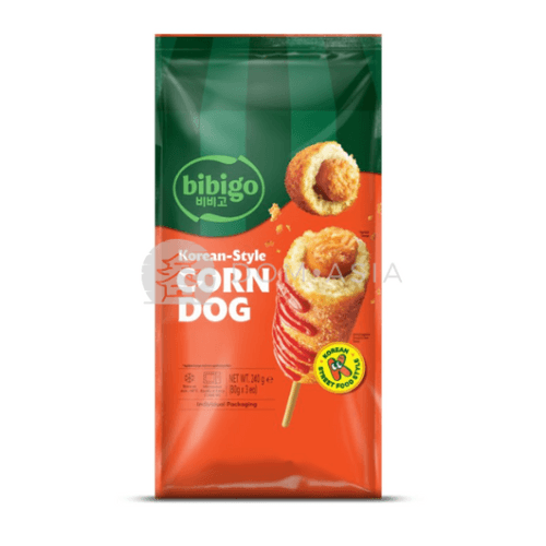 Koreańskie smażone corn dogi BIBIGO 240g