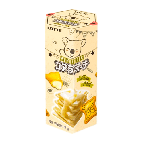 Ciasteczka koala o smaku bialej czekolady LOTTE 37g