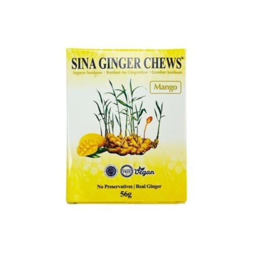Cukierki imbirowe o smaku mango SINA 56g