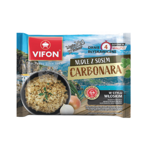 Makaron błyskawiczny z sosem carbonara w stylu włoskim VIFON 97g