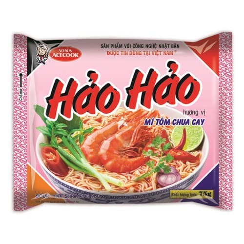Makaron Hao Hao o smaku krewetkowym ACECOOK 75g