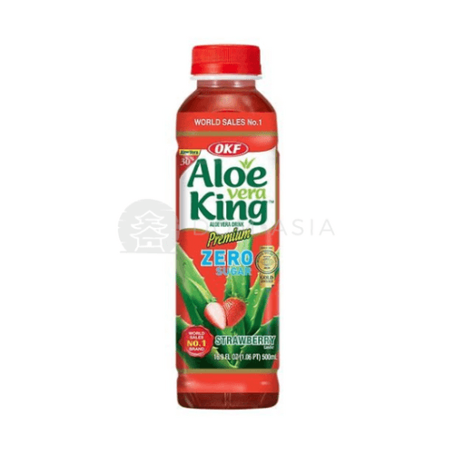 Napój aloesowy z Truskawką bez cukru OKF 500ml