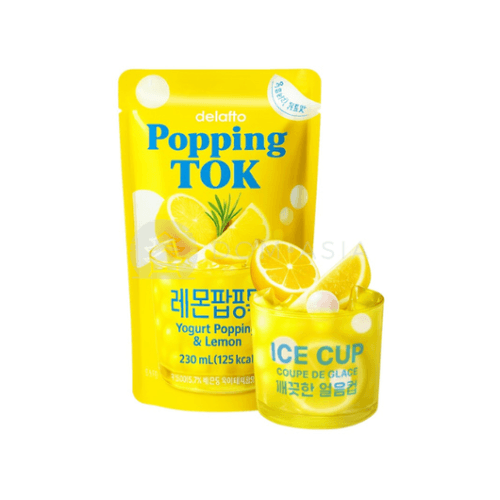 Lemoniada z jogurtowymi perłami Popping Tok DELAFFE 230ml