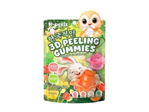 Żelki o smaku owocowym 3D K-PEELZ 60g