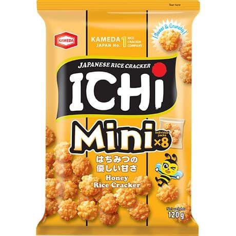 Ryżowy krakers Shoyu z miodem Mini ICHI 120g