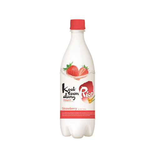 Wino ryżowe o smaku strawberry KOOKSOONDANG 750ml