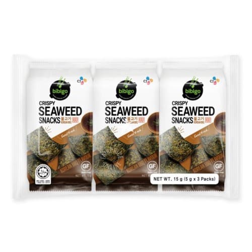 Wodorosty o smaku BBQ BIBIGO 15g